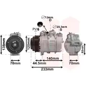 VAN WEZEL Kompressor, Klimaanlage 3000K277