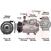 VAN WEZEL Kompressor, Klimaanlage 8200K374