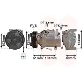 VAN WEZEL Klimakompressor 2700K207