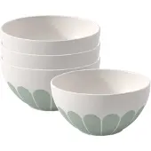 Villeroy & Boch Schale "Müslischalen Fleur Couleur ø 14,1 cm 4er Set", grün (vert), L:14,1cm, Schüsseln, Schale