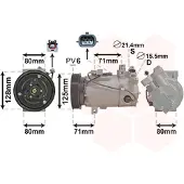 VAN WEZEL Kompressor, Klimaanlage 4300K636