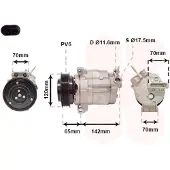 VAN WEZEL Kompressor, Klimaanlage 0800K063