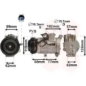 VAN WEZEL Kompressor, Klimaanlage 2700K276