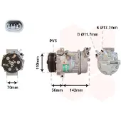 VAN WEZEL Kompressor, Klimaanlage 3700K449