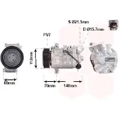 VAN WEZEL Kompressor, Klimaanlage 3001K715