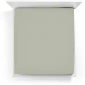 Bella Donna Boxspring Spannbettlaken Alto 90x190 - 100x220 cm | graugrün - grün