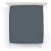 Bella Donna Boxspring Spannbettlaken Alto 120x200 - 130x220 cm | graphit - grau