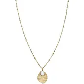Rosefield JSPNG-J159 Damen-Halskette Goldfarben Muschel & Perle