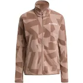 Adidas Damen Fleecejacke mit Druck und Reißverschluss Terrex Multi