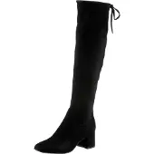Marco Tozzi Damen Stiefel Stretch Langschaft Karree Blockabsatz 2-25509-41, Größe:37 EU, Farbe:Schwarz