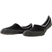Falke Haussocken "Cosyshoe", Herren, Gr. 37-38, schwarz, Merinowolle, Polyamid, Schurwolle, unifarben, normal, Socken Haussocken, mit Noppendruck, mit Merinowolle, wärmend, Topseller