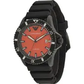 Giorgio Armani Herrenuhr EMPORIO AR11684, orange Sportuhr.