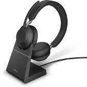 Jabra Evolve2 65 MS Stereo - Headset - On-Ear - Bluetooth - kabellos - USB-C
