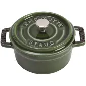 Staub Minis, Einzelpfanne, Grün, Eisenguss, 0,25 l, 10 cm, 700 g