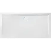 Hoesch Mineralguss-Duschwanne Muna 80x75x3cm, weiß, Solique, Antirutsch