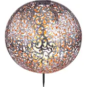 Globo Lighting Solarleuchte Metall silberfarben, LED