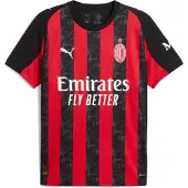 Puma Ac Milan Replica 25/26 Heim Kurzarm-t-shirt Rot S Herren Rot S