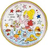 Blond Amsterdam Frühstücksteller Toller Tag in Bunt - 22cm | Gr.: onesize