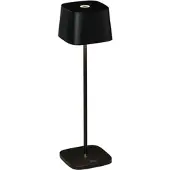 Gnosjö Konstsmide Akku-Tischleuchte Capri | schwarz | Indoor/Outdoor | 7814-750