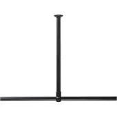 Sealskin Duschvorhangstange Seallux Deckenstütze Black 60 cm