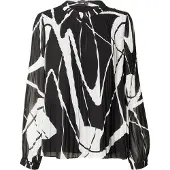 Comma Blouses Grey/black Größe: 34 | Blusen Outlet | Damen | Grau