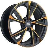 MAM Babyartikel GmbH 20 Zoll Alufelge RS6 20"x8.50" 5x114.3 PCD ET45 72.6mm Felge Schwarz Matt