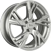 Mam 16 Zoll Alufelge MAM WHEELS RS5 16"x6.50" 4x100 PCD ET35 63.4mm Felge Silber Lackiert