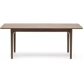 Kave Home Ausziehtisch Elan 100 x 200/260 x 76 cm Nussbaumholz Furnier Natur