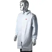 3M 4400-W, Weiß, XL, Erwachsener, Uni, Beinlos, Reißverschluss