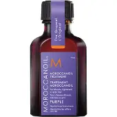Moroccanoil Purple Treatment nährendes Öl für platinblondes und graues Haar 25 ml