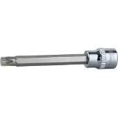 Ks Tools 1/2" CHROMEplus Bit-Stecknuss Torx, lang, T50, auf Hänger