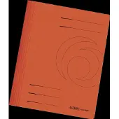 Herlitz Schnellhefter easyorga, DIN A4, Manilakarton, orange 240 g-qm, gebrauchsfertig gefaltet, Metelldeckl