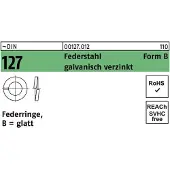 Reyher Federring DIN 127 B 6 Federstahl galv.verz. 1000 Stück