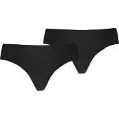 Puma String "WOMEN SEAMLESS STRING" 2er Pack, Nahtlose Kanten, mittig platziertes Cat-Logo