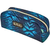 Herlitz New Batik Fearless, Weiches Federmäppchen, Polyester, Blau, Dunkelblau, Muster, Reißverschluss