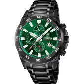 Festina F20735/2 Herrenuhr Chronograph Schwarz/Grün 20 bar