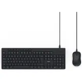 Hama USB-Tastatur-Maus-Set CKM-200, Schwarz, QWERTZ
