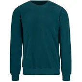 Trigema Sweatshirt "Nicki-Shirt", Damen, Gr. L, saphir, Nicki, 80% Baumwolle, 20% Polyester, lang, Rundhals, Sweatshirts Sweatshirt