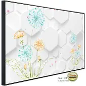 Papermoon Infrarotheizung »EcoHeat - Muster mit Blumen«, Matt-Effekt - bunt