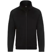 Trigema Sweatjacke "Raglanjacke aus Sweat-Qualität", Herren, Gr. 4XL, schwarz, Sweatware, 70% Baumwolle, 30% Polyester, lang, ohne Ausschnitt, Sweatjacken Sweatjacke