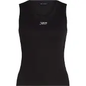 Tommy Hilfiger Top DW0DW21369 Schwarz Slim Fit 34