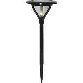 Star Trading Solarlampe LED Außenleuchte mit Erdspieß, Schwarz