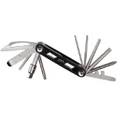 Bbb Cycling MaxiFold M, Werkzeug für Fahrräder, Fahrrad-Universalwerkzeug, Aluminium, Schwarz, Aluminium, T25, 2,2.5,3,4,5,6,8 mm