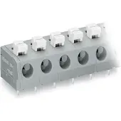Wago 804-311 1-Leiter-Klemmenleiste für Leiterplatten 0,5-2,5 qmm grau