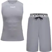 Yeaz INSTRUCTOR Sportbekleidung Set Tanktop Shorts für Workout mit optimierter Passform