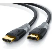 CSL HDMI Kabel 2.0b - 4k Ultra HD 2160p - High Speed - 3D Ready - 3 fach geschirmt - HDMI 2.0b 2.0a 2.0