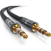 Primewire AUX zu 3,5mm Klinke Audio Kabel, HiFi Klinkenkabel für Audiogeräte Premium Series