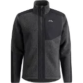 Lundhags Saruk Wool Pile Mid Full Zip, Midlayer, Herren, Grau