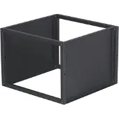 En.casa Wandregal Nostened 3er Set Schwarz
