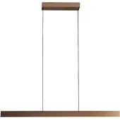 LIGHT-POINT Edge Linear S1000 Pendelleuchte Rose Gold - , Bronze / Altmessing, für Wohnzimmer, Aluminium, Modern